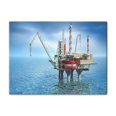 wiercenie-platformy-offshore-na-morzu-obraz-3d