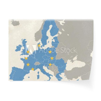 mapa-europy-styl-vintage