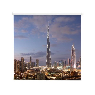 burj-khalifa-i-dubaj-o-zmierzchu-zjednoczone-emiraty-arabskie