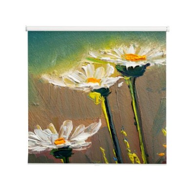 obraz-olejny-kwiaty-daisy