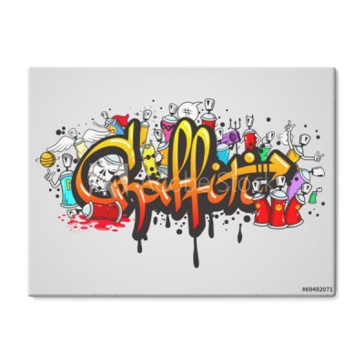 wydruk-kompozycji-postaci-graffiti
