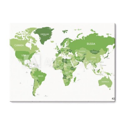 polityczna-mapa-swiata-ilustracji-wektorowych-z-roznymi-tonami-zieleni-dla-kazdego-kraju-edytowalne-i-wyraznie-oznaczone-warstwy