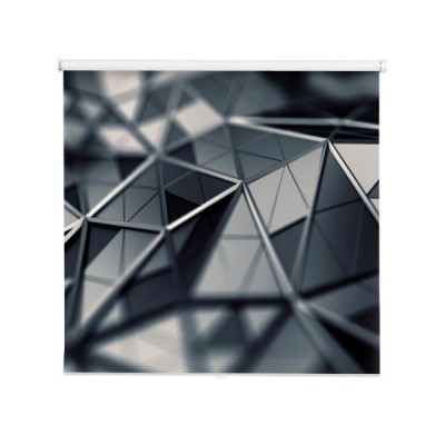 abstrakcjonistyczny-3d-rendering-triangulated-powierzchnia-wspolczesne-tlo-futurystyczny-ksztalt-wielokata-znieksztalcony