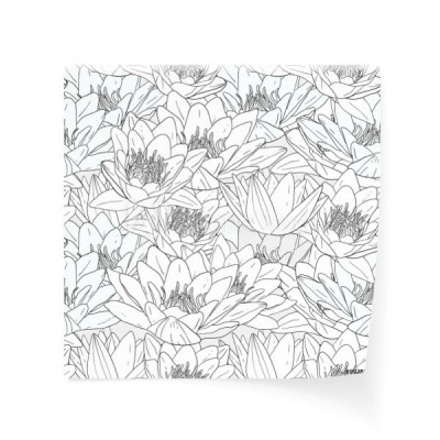 jednolite-wzor-z-bialymi-kwiatami-lilii