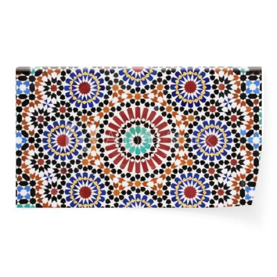 szczegol-tradycyjna-marokanska-mozaiki-sciana-maroko