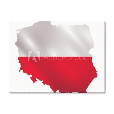 polska-macha-flaga-w-ksztalcie-granicy-polski-wektor