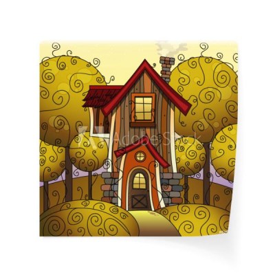 wektor-sloneczna-jesien-wspanialy-dom-eps10
