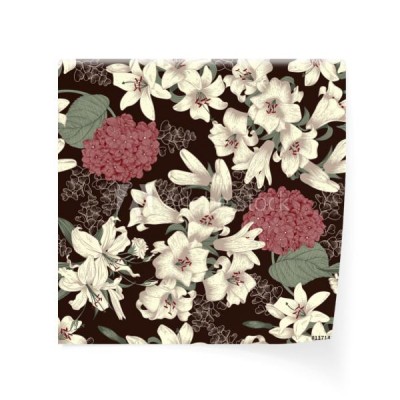 biala-lilia-bezszwowe-tlo-wektor-tekstury-roslin-styl-vintage-botanika-kwiaty