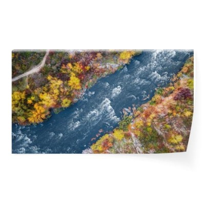 widok-z-lotu-ptaka-drone-kolorowy-las-blekitne-rzeki-i-skaly-piekny-jesienny-krajobraz