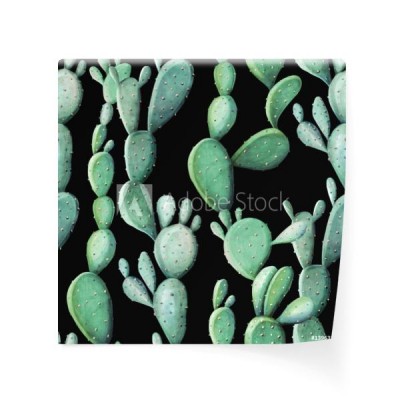 akwarela-kaktus-tropikalny-ogrod-wzor-akwarela-kaktus