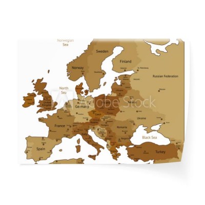 brazowa-mapa-europy
