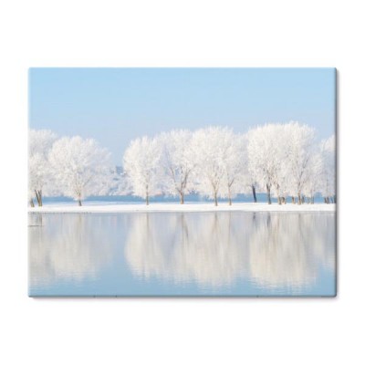 zimowy-krajobraz-z-pieknym-odbiciem-drzew-w-wodzie