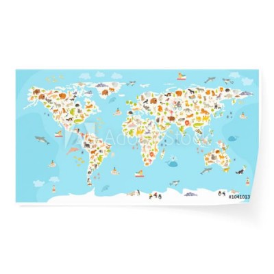 mapa-ssakow-swiata-piekna-wesola-kolorowa-wektorowa-ilustracja-dla-dzieci-i-dzieciakow-przedszkole-dziecko-kontynenty-oceany