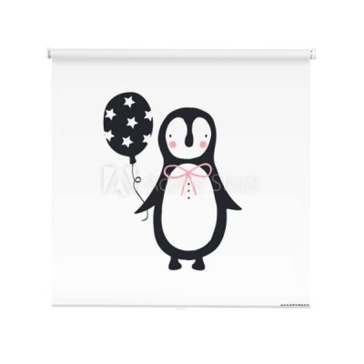 unikatowy-recznie-rysowane-plakat-urodziny-przedszkola-z-cute-pingwina-w-skandynawskim-stylu-ilustracji-wektorowych