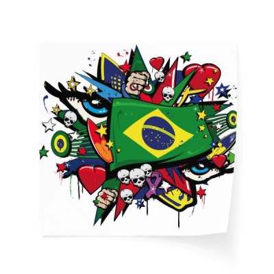 graffiti-flagi-brazylii