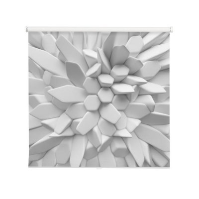 tlo-biale-abstrakcyjne-szesciokaty-3d-odplaca-sie-geometrycznych-wieloboki