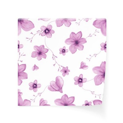 bezszwowy-wzor-akwareli-purpurowi-wildflowers