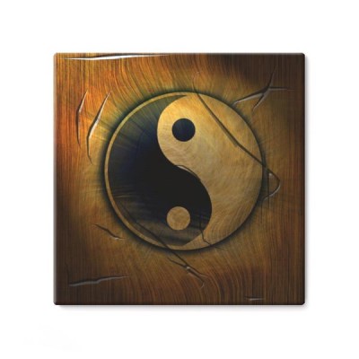yin-yang-symbol-na-drewnianym-tle