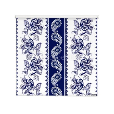 zestaw-koronkowych-czeskich-bezszwowe-granic-paski-z-niebieskimi-motywami-kwiatowymi-tapeta-z-motywem-kwiatowym-dekoracyjny-ornament-do