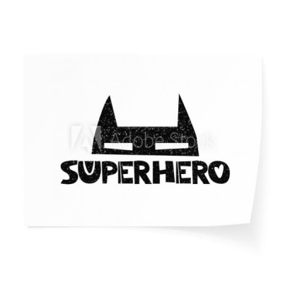 superbohater-maly-bohater-recznie-rysowane-styl-typografii-plakat-z-inspirujacy-cytat-kartke-z-zyczeniami-druk-lub-dekoracje