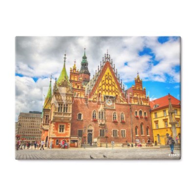 wroclaw-polska-13-lipca-2017-wroclawskie-stare-miasto-miasto-z-jednym-z-najbardziej-kolorowych-placow-w-europie-historyczna-stolica