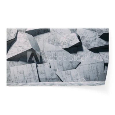 3d-odplacaja-sie-abstrakcjonistyczna-betonowa-sciana