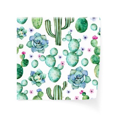 wzor-z-wysokiej-jakosci-recznie-malowane-akwarela-kaktus-roslin-sukulenty-i-fioletowe-kwiaty-pastelowe-kolory-idealny-dla-t