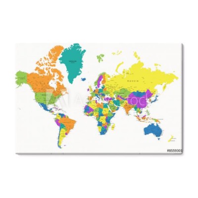 mapa-polityczna-swiata-kolorowych-z-wyraznie-oznaczonymi-oddzielonymi-warstwami-ilustracji-wektorowych