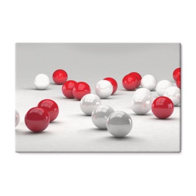 duzo-interakcji-bialych-i-czerwonych-kulek-3d-renderowania-obrazu
